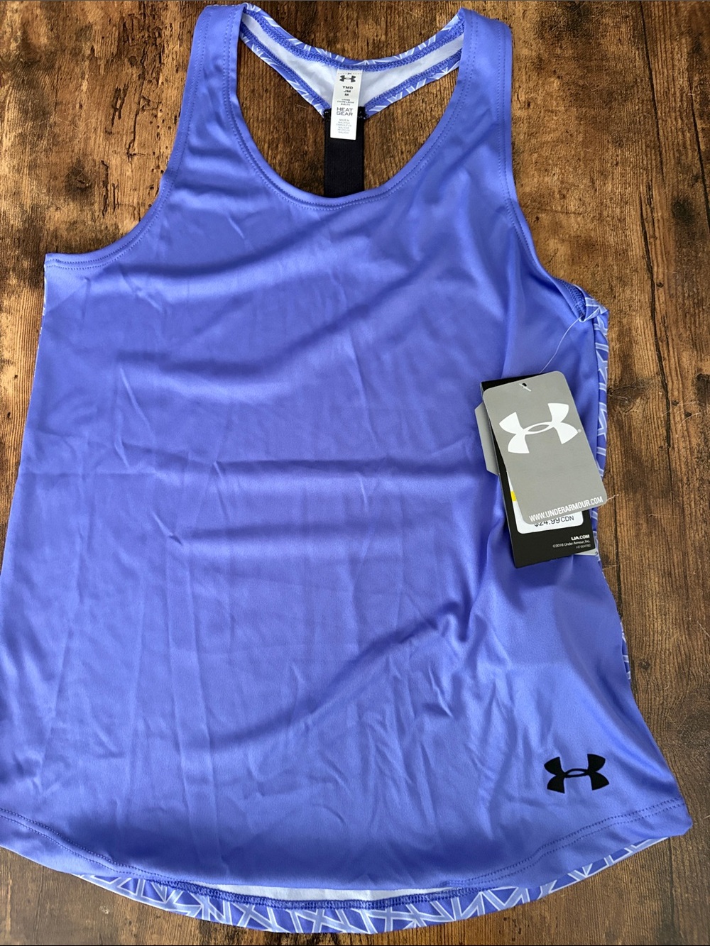 Under Armour Lavender Racerback Training Tank Top